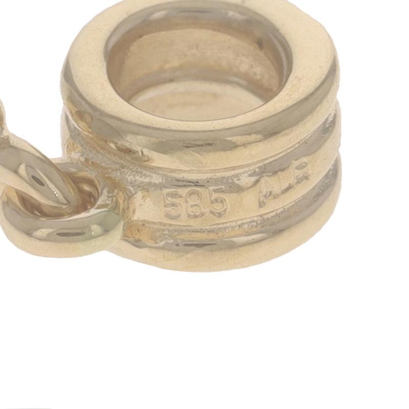 Pandora Hängendes Herz-Anhänger-Charm - Gelbgold 14k Love 750198 1