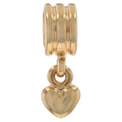 Pandora Hängendes Herz-Anhänger-Charm - Gelbgold 14k Love 750198