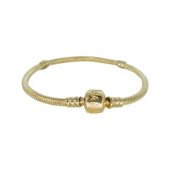 Pandora Moments Snake Chain Bracelet 14k Gold