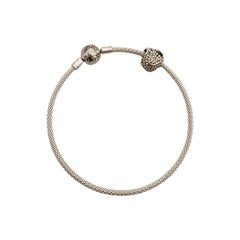 Pandora Moments Sterling Mesh Armreif 596543 Mutter Baby Eule Charm 791966 #14757