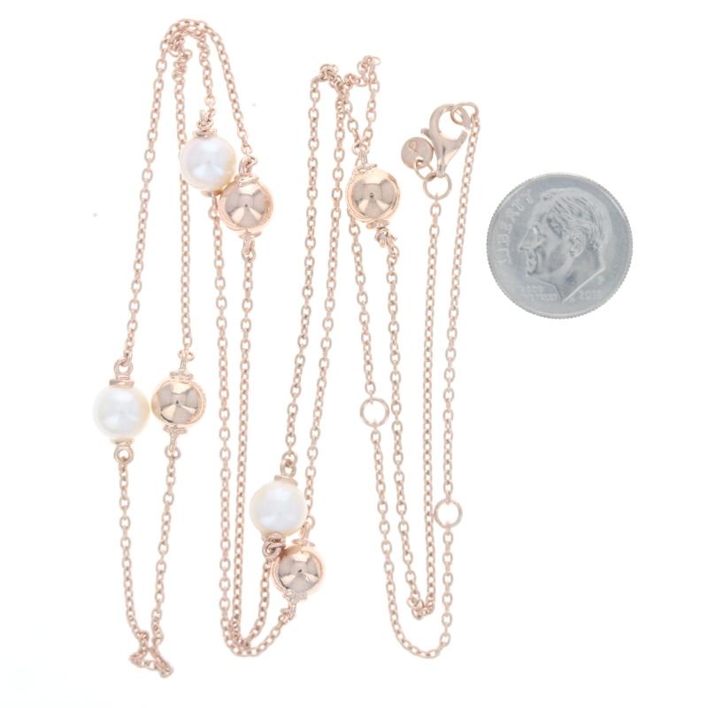 Women's Pandora Rose Contemporary Pearls Necklace 31.5