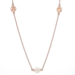 Pandora Rose Contemporary Pearls Necklace 31.5" 925 NEW Authentic 387550P-80 Ret