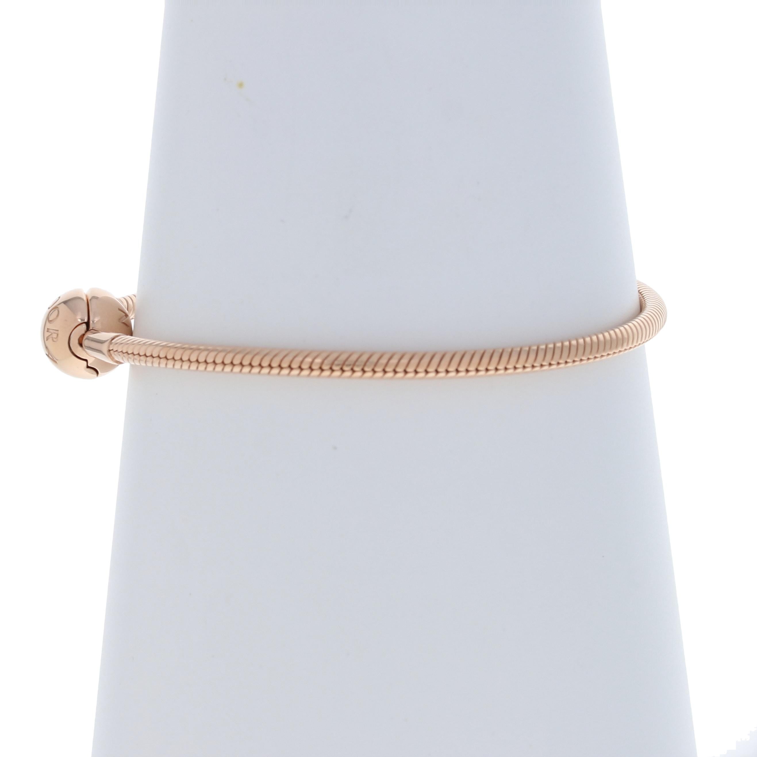 pandora rose gold charm bracelet