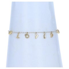 Pandora Shine Loved Schriftarmband 7.9" Sterling 925 Gold Pltd Herz 567804-20