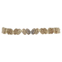 Pandora Shine Openwork Butterflies Bracelet 925 Gold Pltd Adjustable Bolo 567957