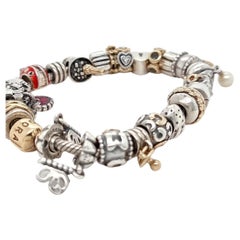 Used Pandora Silver Charm Bracelet