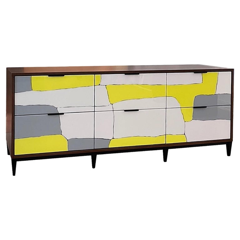 Panel Abstract Cabinet by Morgan Clayhall For Sale at 1stDibs