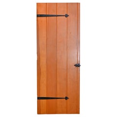 Panel Cellar Door, Jamb and Original Thumb Latch Lift Hardware
