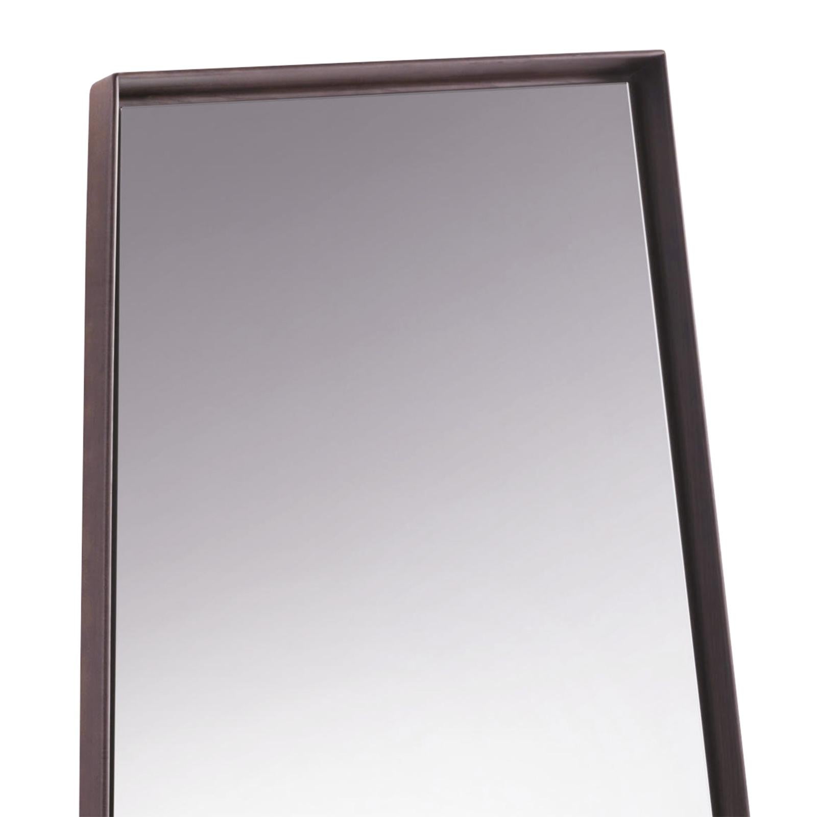 Mirror panel large ash with solid ash
wooden frame with mirror glass. Wall
mirror or floor mirror.
 