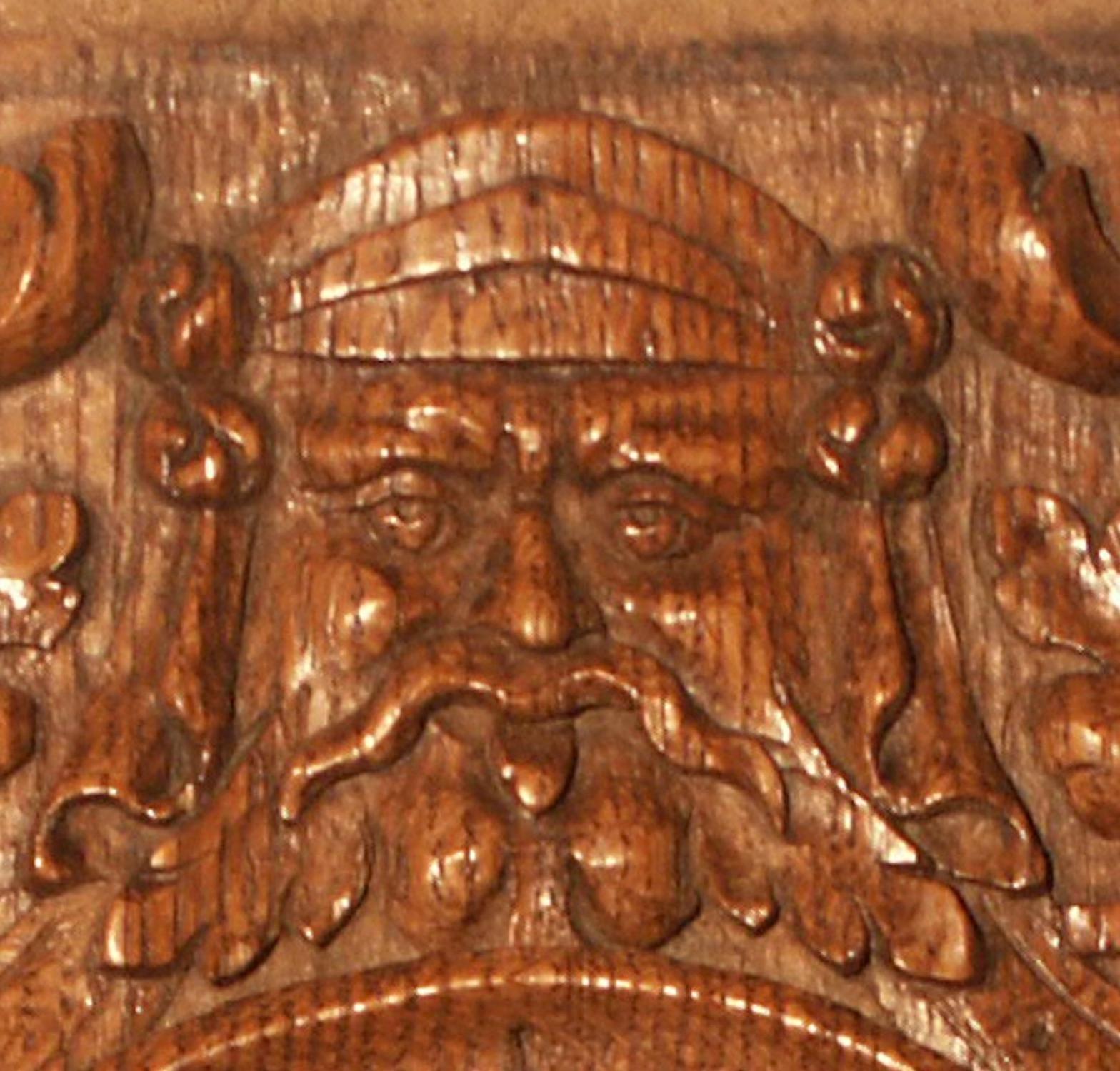 Panneau, Fin du 19ème siècle, Français, Antiquaire, Romayne, Sculpté, Oak Excellent état - En vente à BUNGAY, SUFFOLK