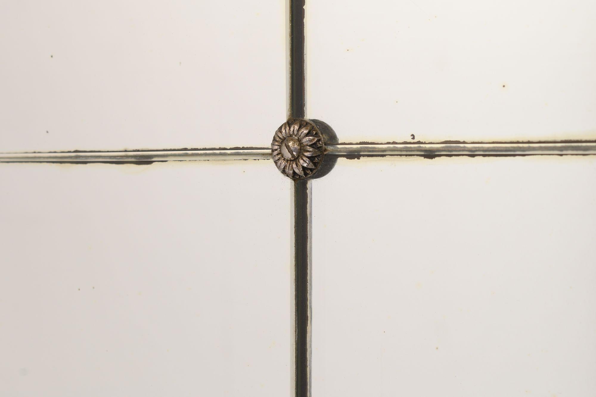 Verre Miroir à panneaux en vente