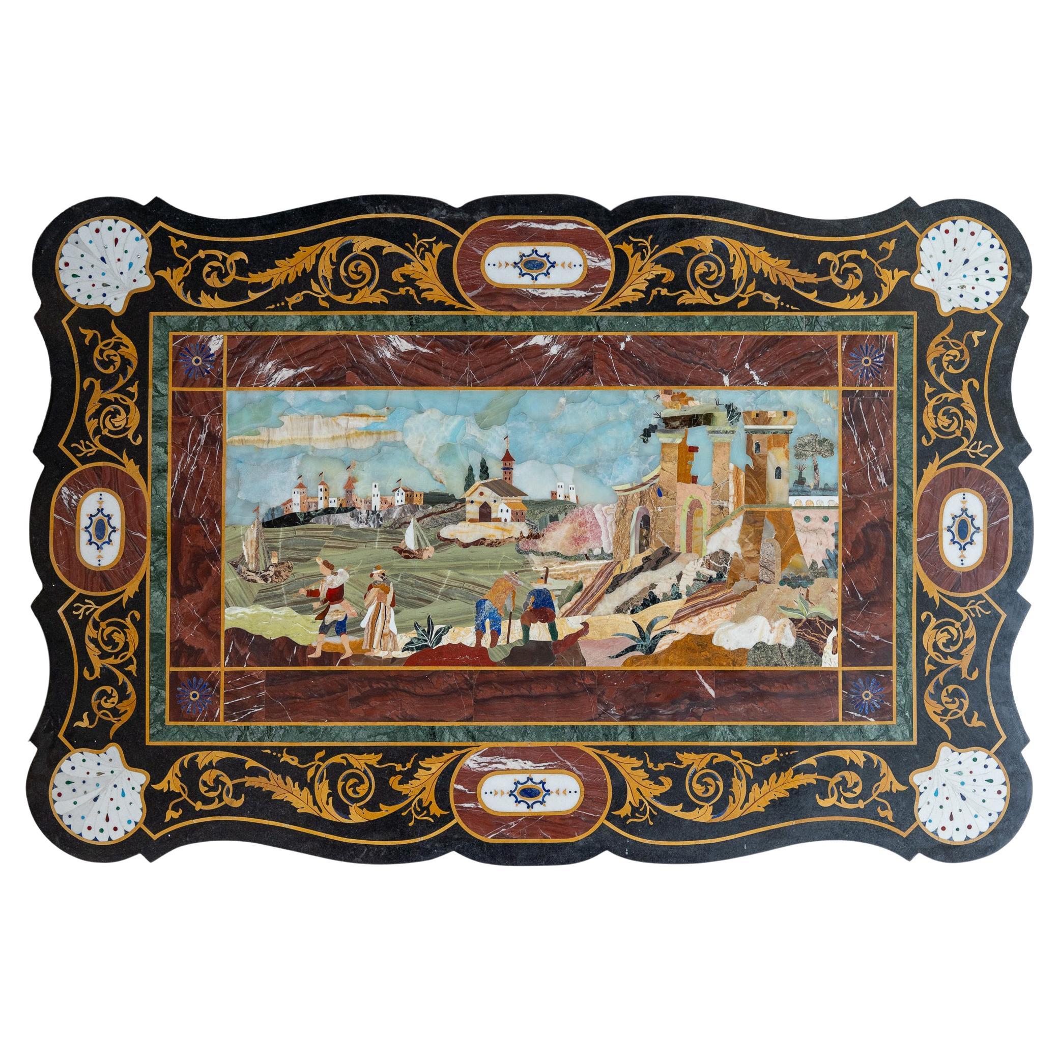 Panel - Neapolitan Countryside Landscape For Sale