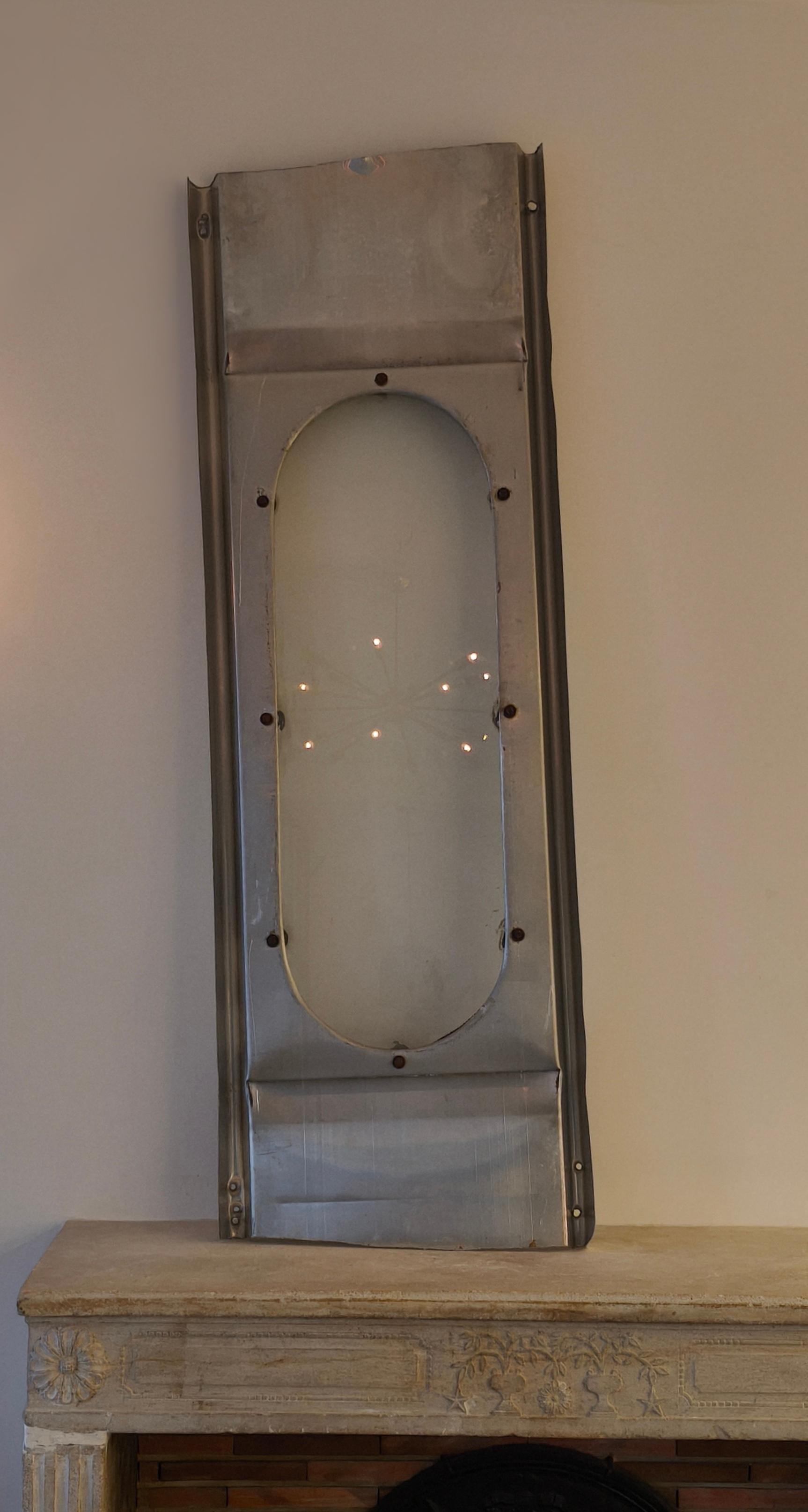 Panel with glass porthole - 1960 Jean Prouvé - Studal For Sale 12