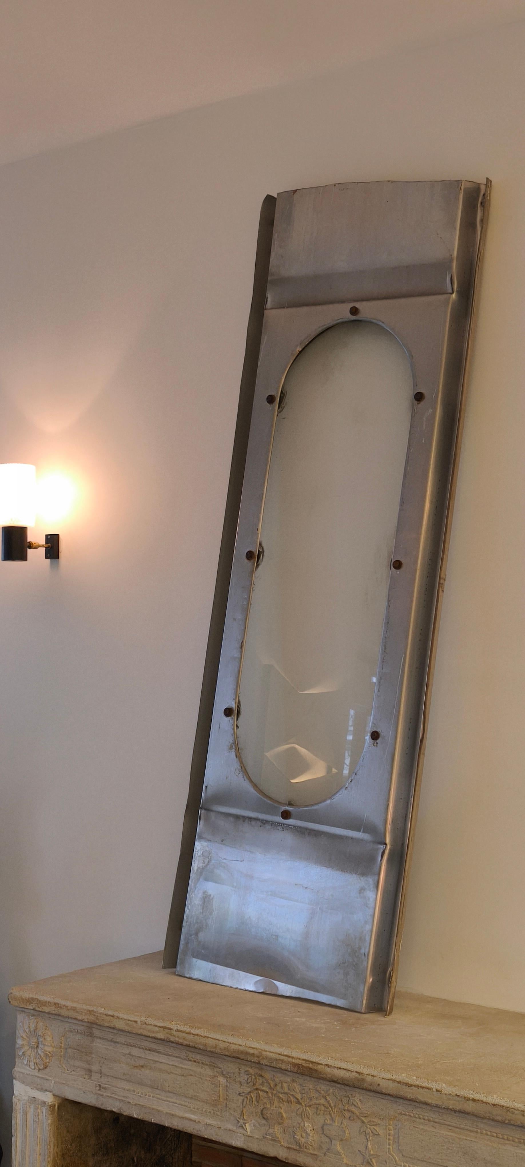 Mid-20th Century Panel with glass porthole - 1960 Jean Prouvé - Studal For Sale