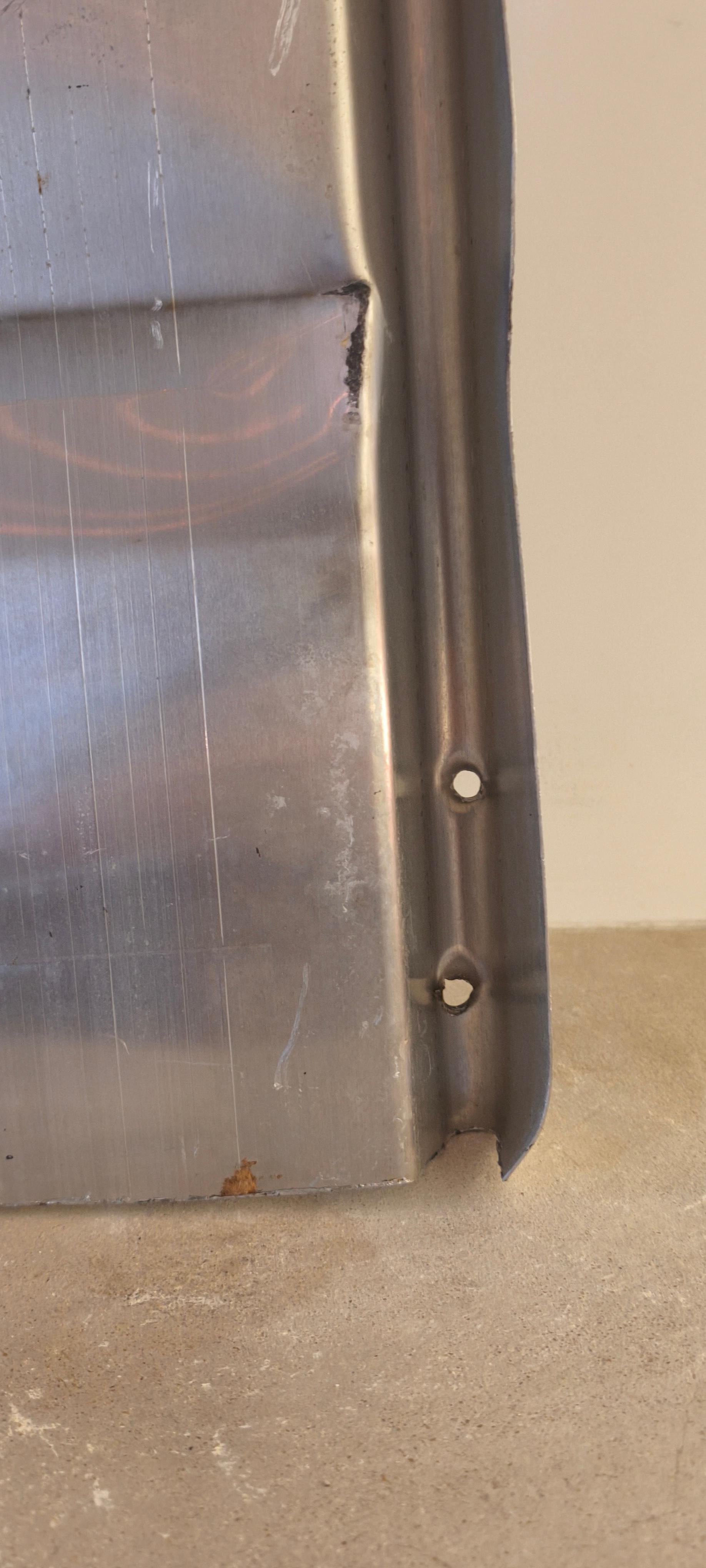 Panel with Porthole in aluminium - 1960 Jean Prouvé - Studal - France 12