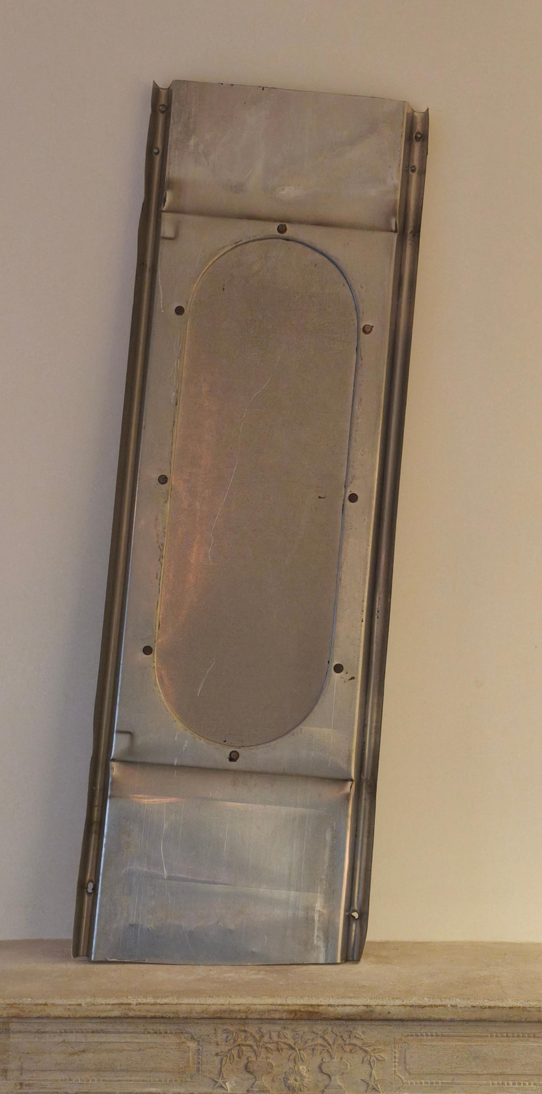 Panel with Porthole in aluminium - 1960 Jean Prouvé - Studal - France In Distressed Condition In Paris, FR