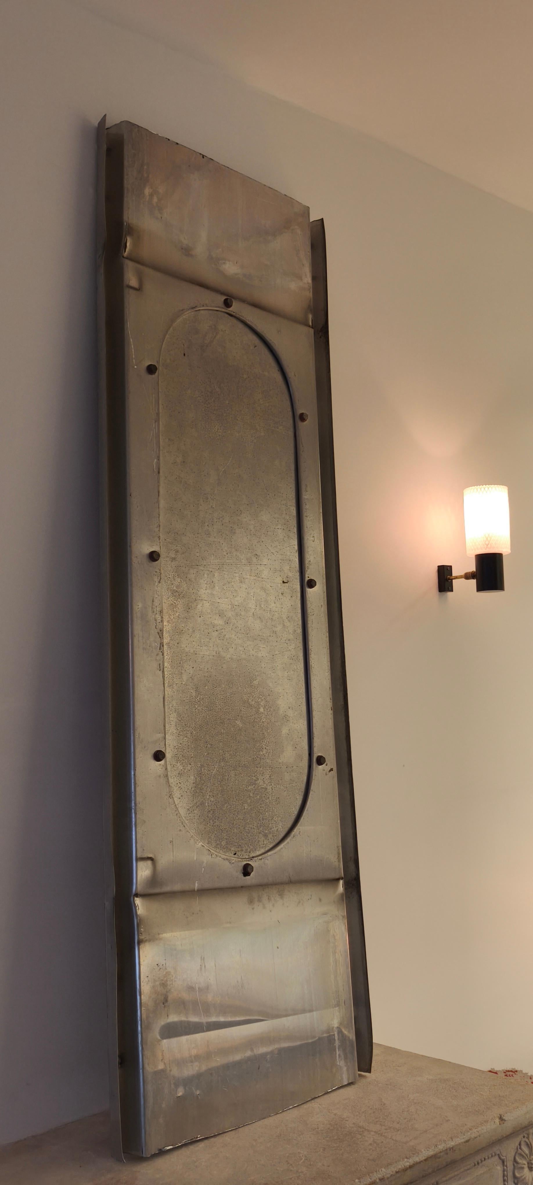 Mid-20th Century Panel with Porthole in aluminium - 1960 Jean Prouvé - Studal - France