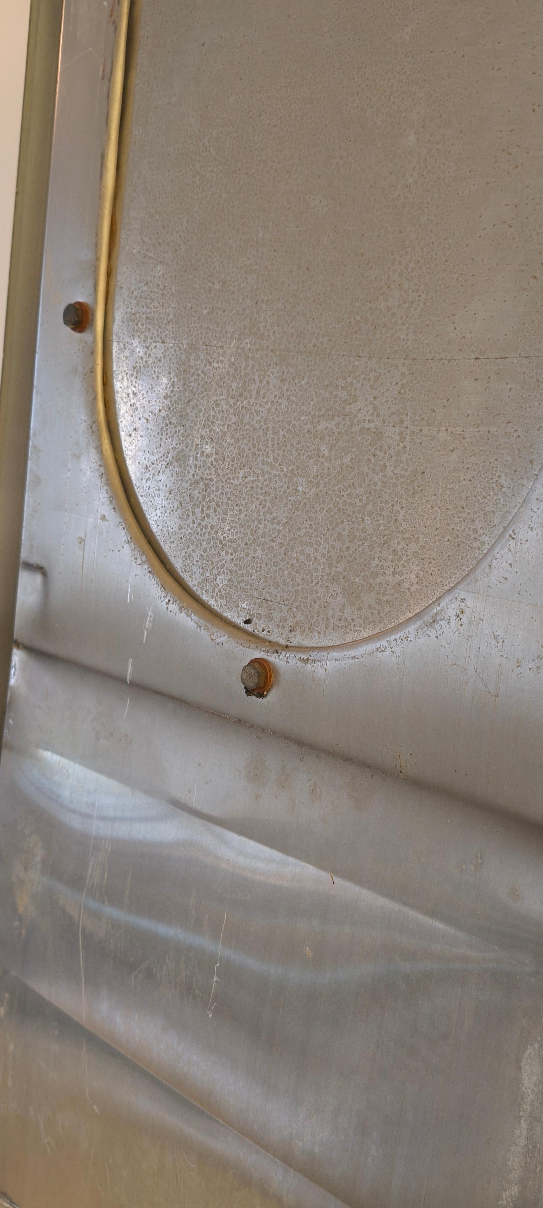 Aluminum Panel with Porthole in aluminium - 1960 Jean Prouvé - Studal - France