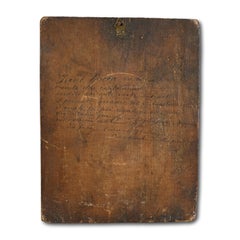 Panel with the Head of Saint John the Baptist. Southern Italy, 17th century.