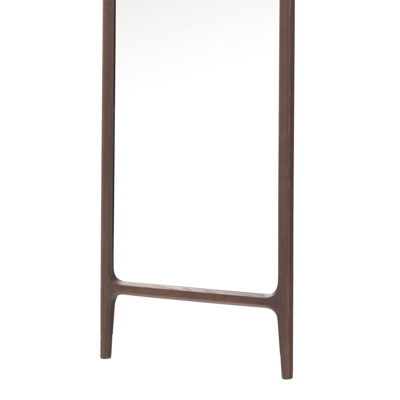 Italian Panelash Floor Mirror For Sale
