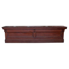 Paneled Oak Counter