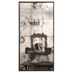 Paneled Steel Framed Mirror