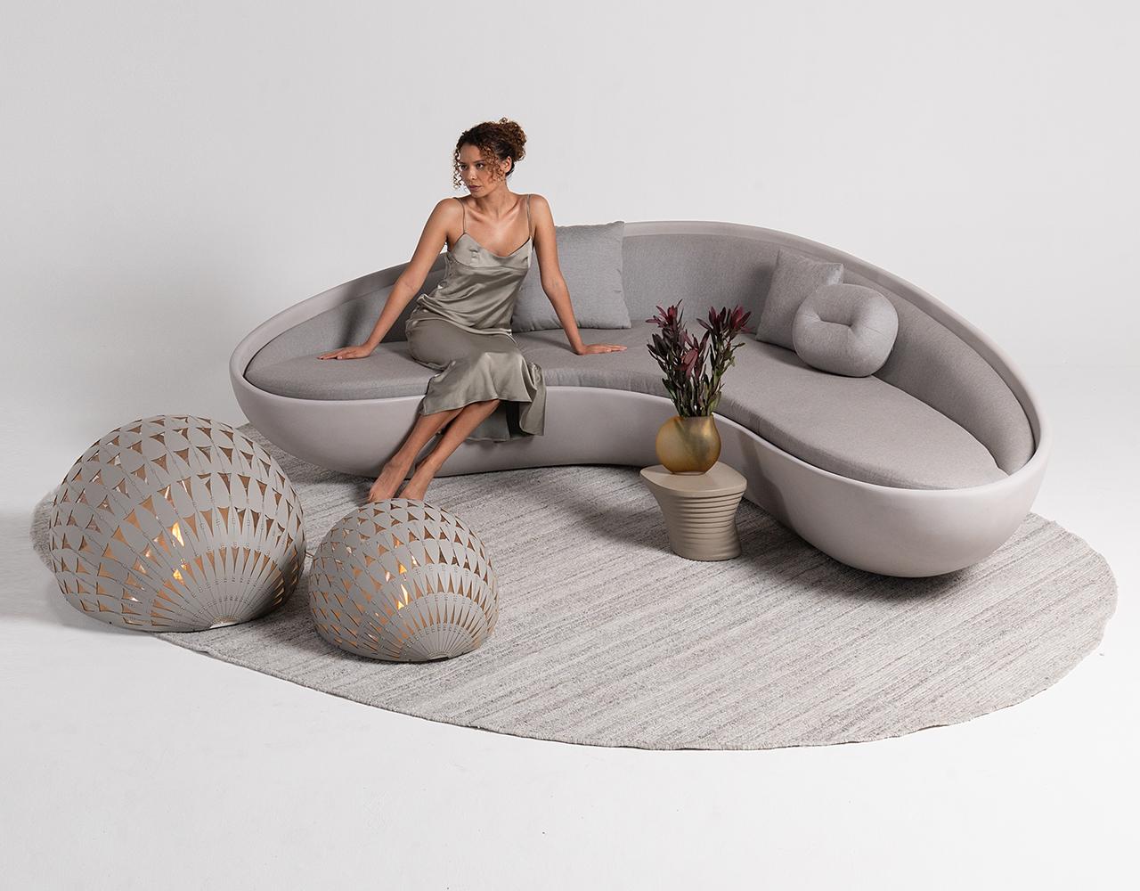 Guatemalan Panelitos Armadillo Large by Piegatto,  a Contemporary Sculptural Lamp For Sale