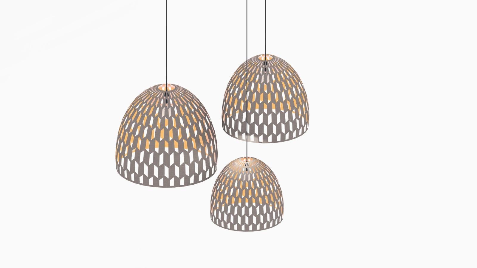 Falegnameria Panelitos CAP Medium di Piegatto, una lampada da soffitto scultorea in vendita
