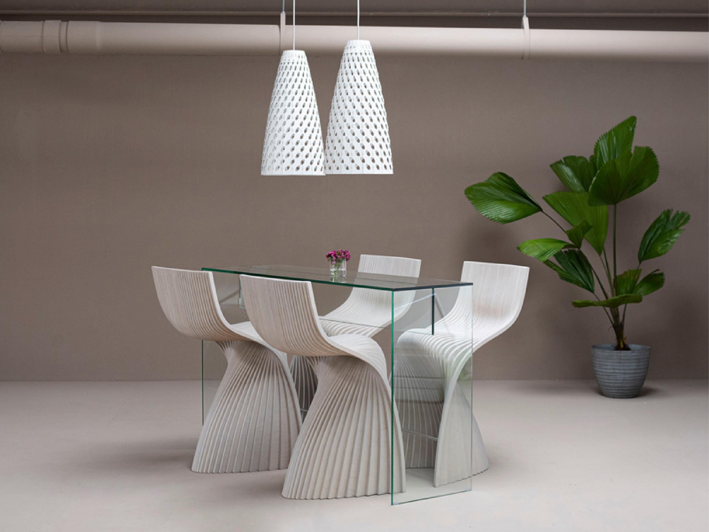 Falegnameria Panelitos Long Medium di Piegatto, una lampada scultorea contemporanea in vendita