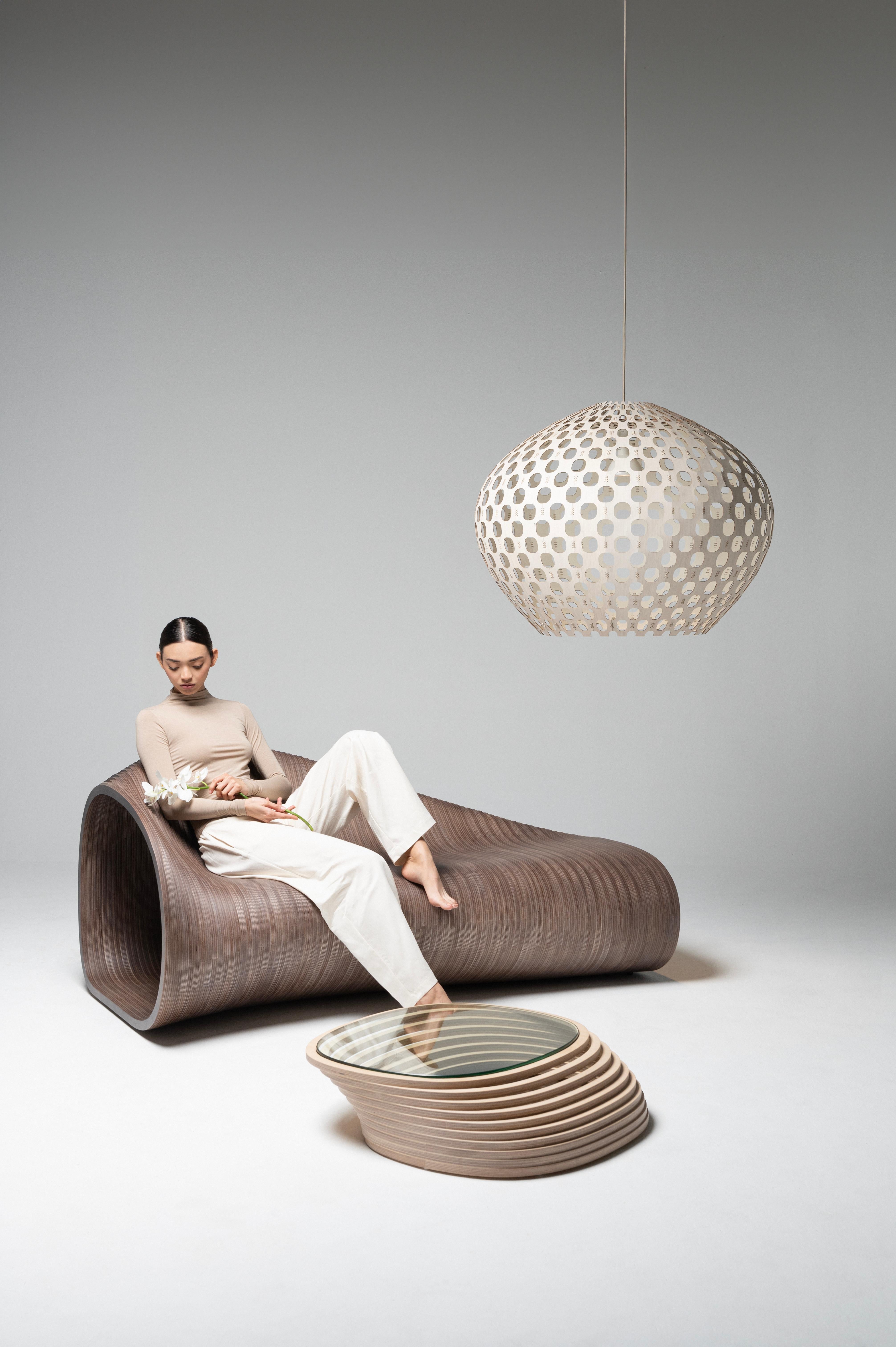 Panelitos Sphere Lamp Medium by Piegatto, a Contemporary Sculptural Lamp In New Condition For Sale In Guatemala, GU