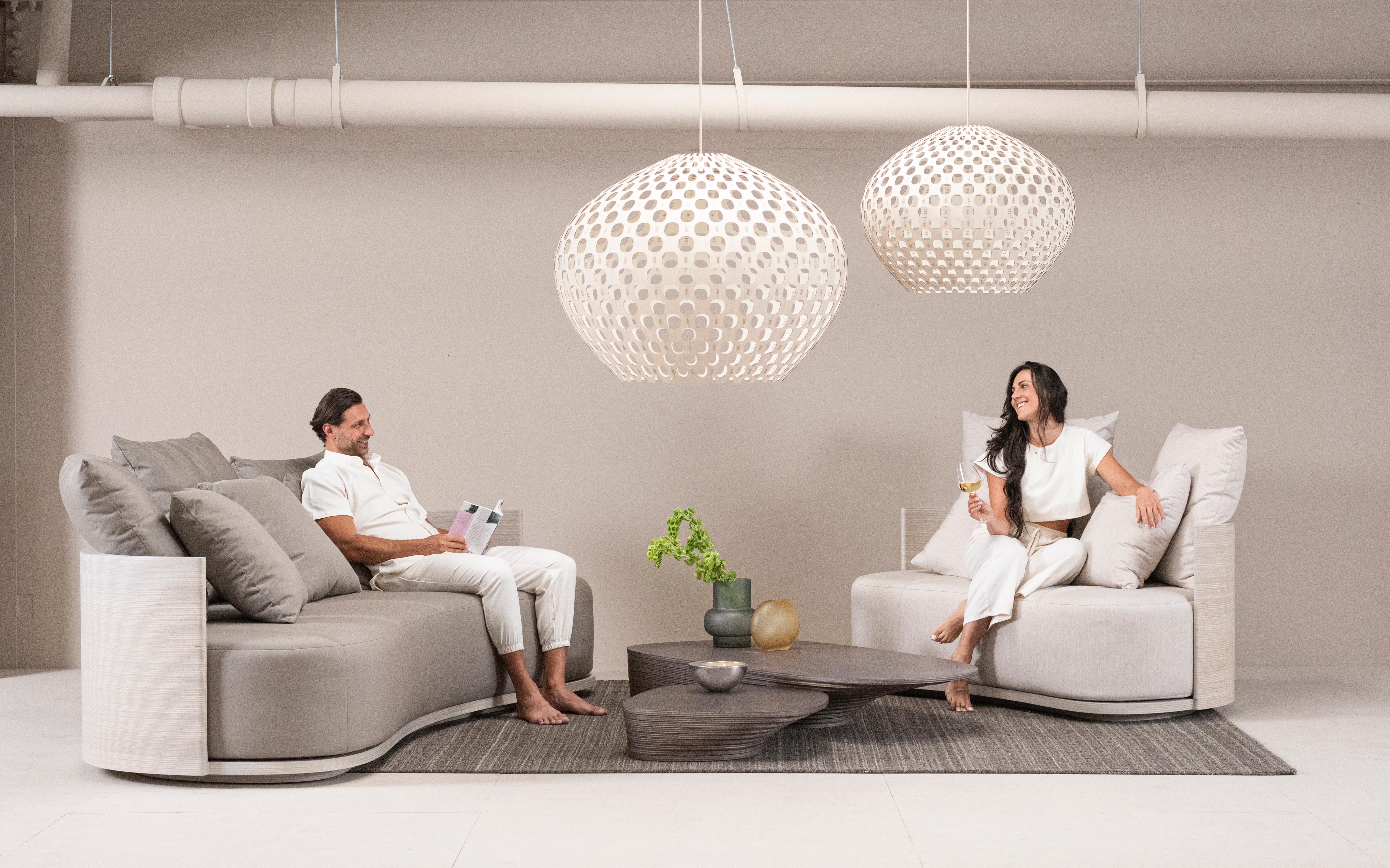 Panelitos Sphere Lamp XLarge von Piegatto, eine zeitgenössische skulpturale Lampe im Zustand „Neu“ im Angebot in Guatemala, GU