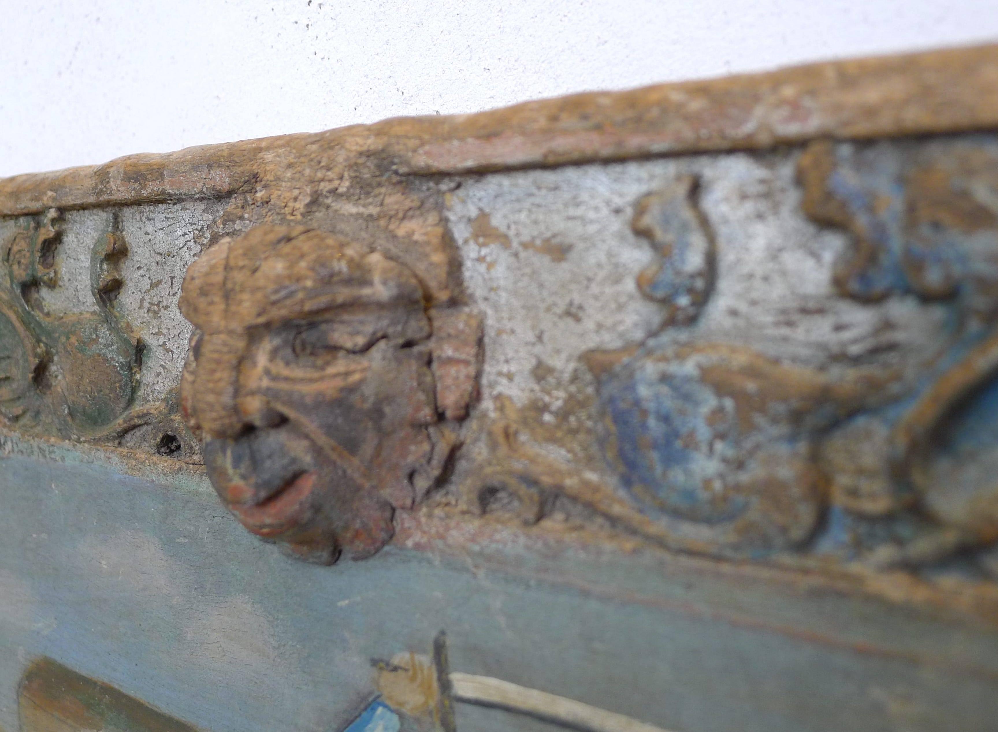 Panels of Sicilian Cart, 18th Century In Excellent Condition For Sale In Paris, FR