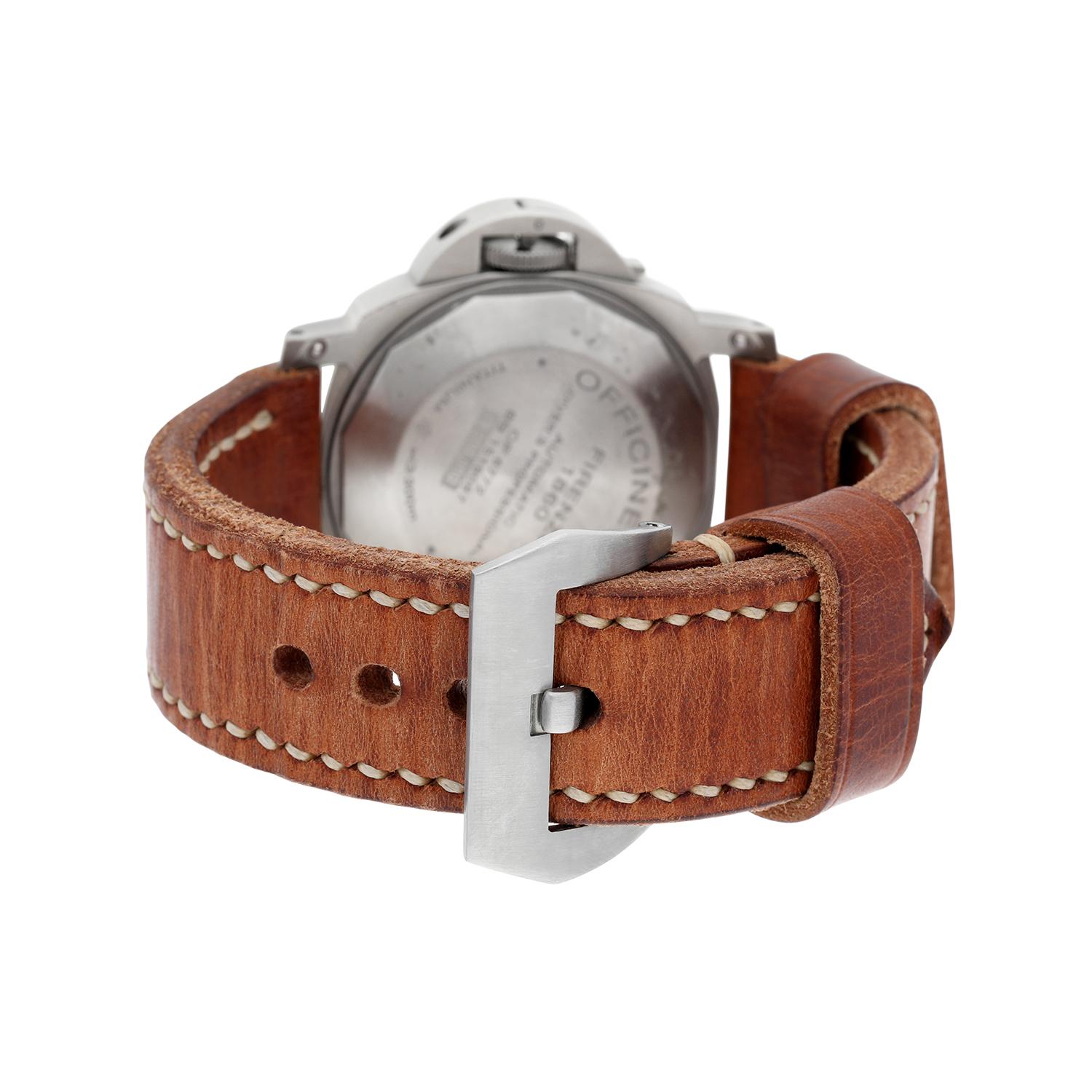 Panerai 44mm Luminor Submersible PAM00025 Datum schwarzes Zifferblatt Automatikuhr 3