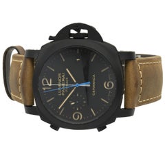 Panerai Black Ceramic GMT Chronograph Flyback PAM 580