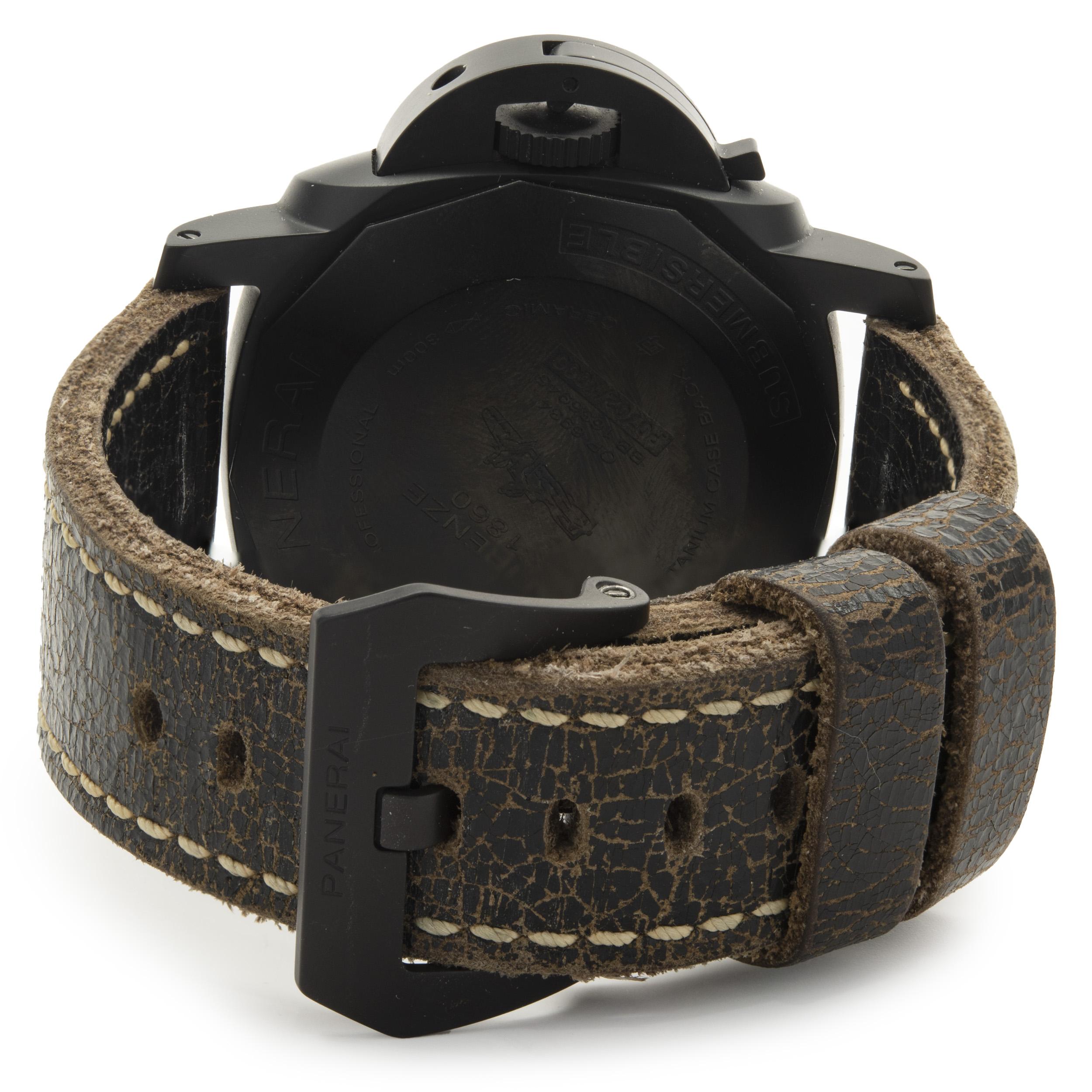 Panerai Black Ceramica Luminor Submersible 1950 PAM 508 In condizioni ottime a Scottsdale, AZ