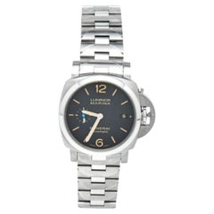 Panerai Schwarz Edelstahl Luminor Marina PAM00722 Herrenarmbanduhr 42 mm