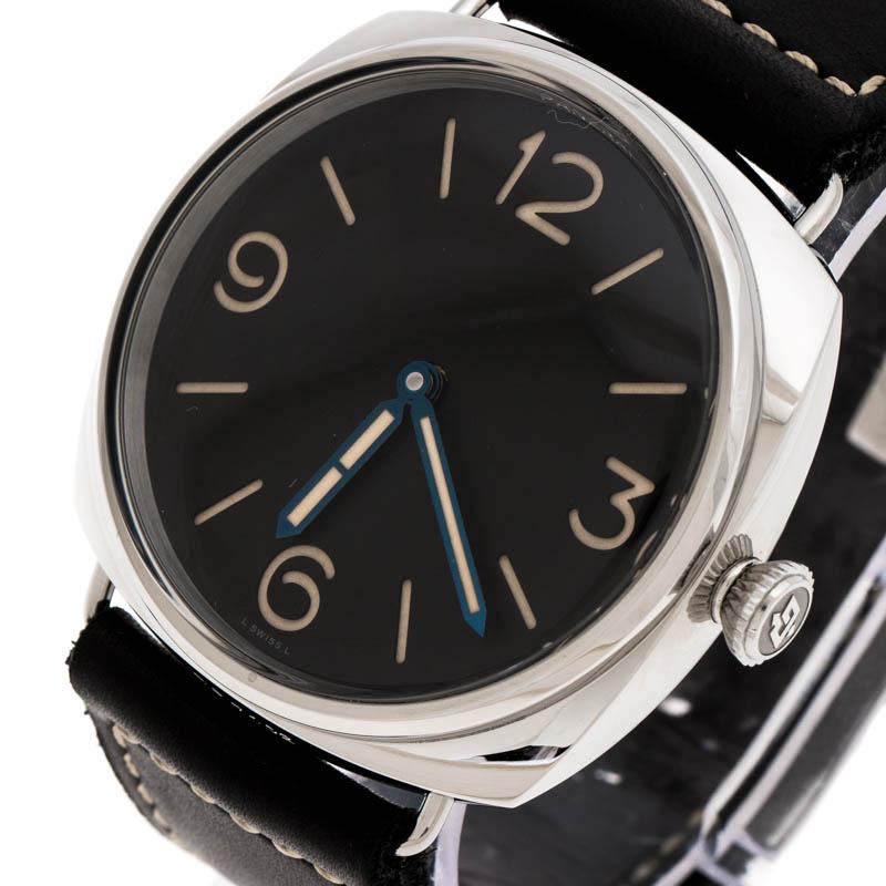 Panerai Black Stainless Steel Special Limited Edition  Men's Wristwatch 47 mm 3