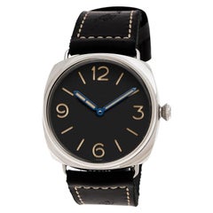 Panerai Black Stainless Steel Special Limited Edition  Men's Wristwatch 47 mm