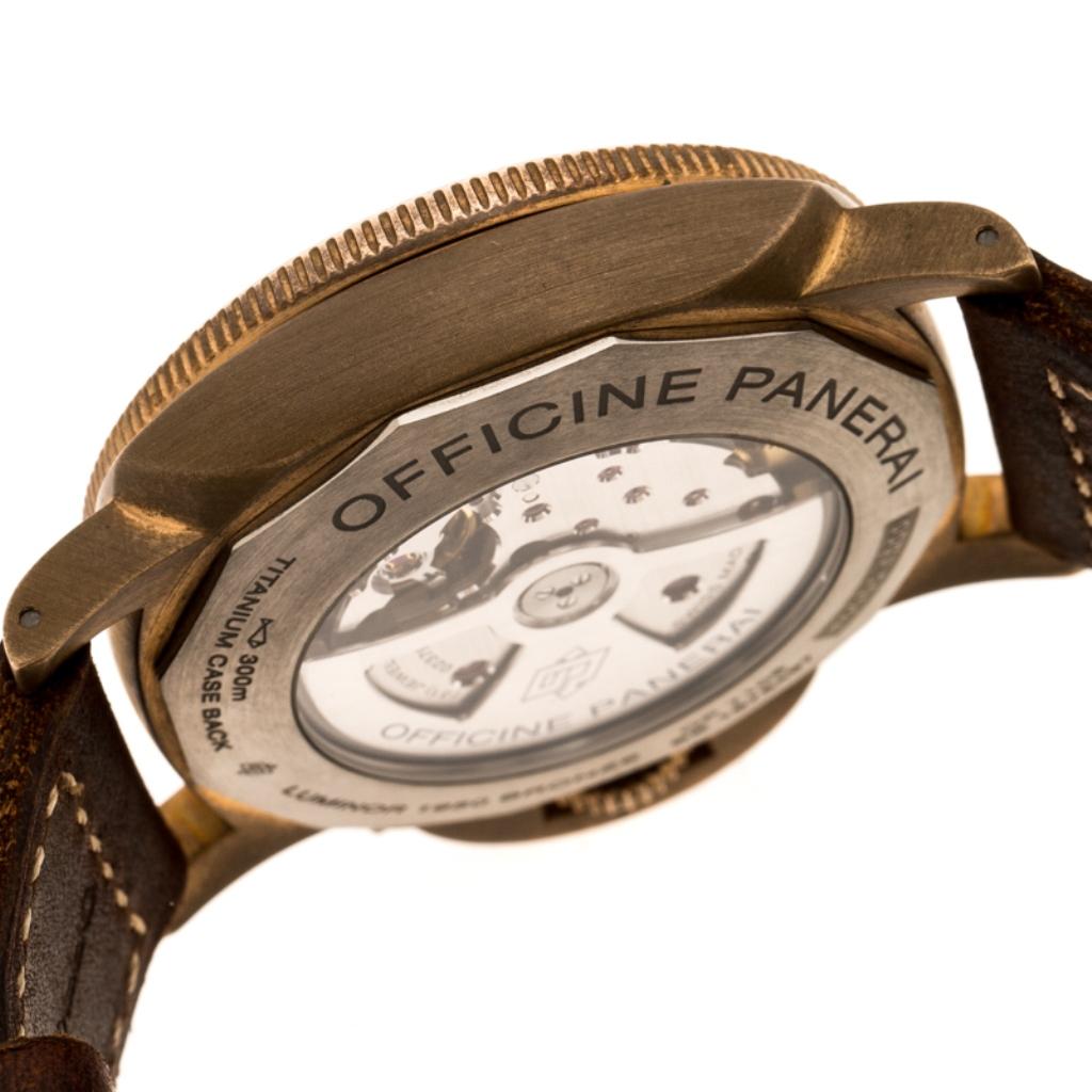 panerai brass watch