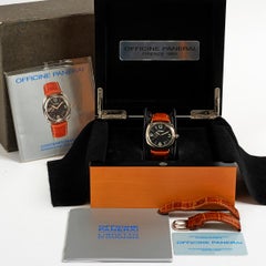 Panerai Contemporanea Radiomir Wristwatch, Limited Edition /500, 18K White Gold.