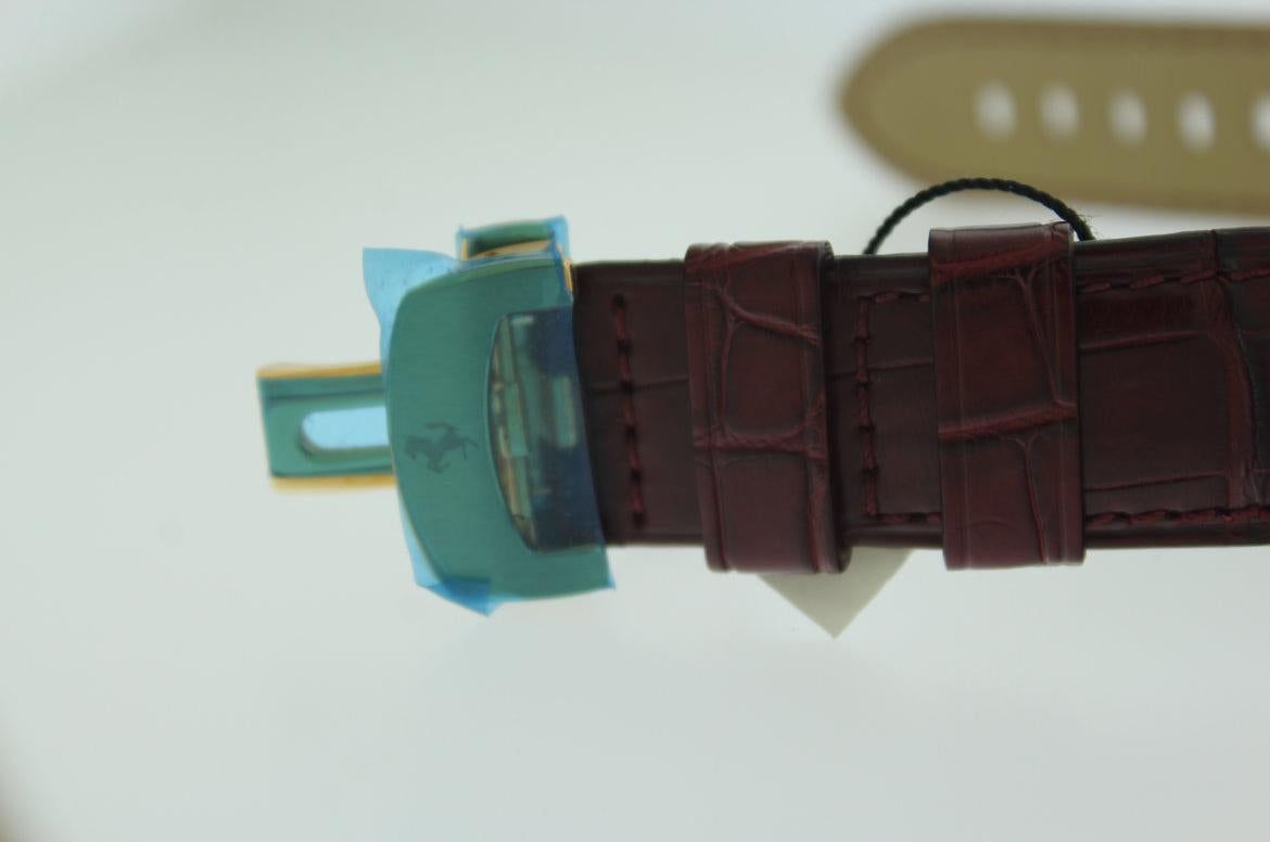 Panerai Ferrari GMT Rose Gold Limited Edition For Sale 7