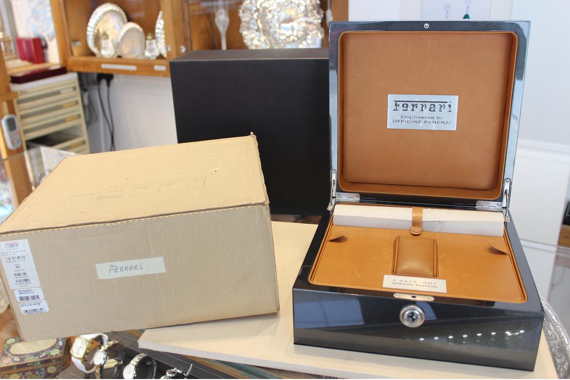Panerai Ferrari GMT Rose Gold Limited Edition For Sale 1