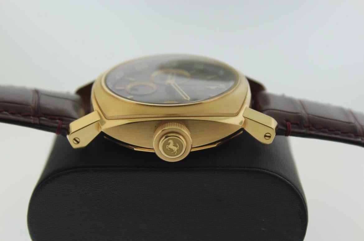 Panerai Ferrari GMT Rose Gold Limited Edition For Sale 4