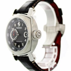 Panerai Ferrari Unknown with Band, Stainless-Steel Bezel and Black Dial