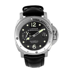 Panerai Firenze 1860 Luminor Stainless Steel Black Dial Watch