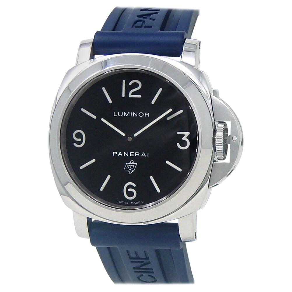 Panerai Historic Luminor Base Logo Stainless Steel Mechanical Men Watch PAM00000 For Sale