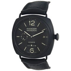 Used Panerai Historic Radiomir 8 Days Black Ceramic Manual Men’s Watch PAM00384