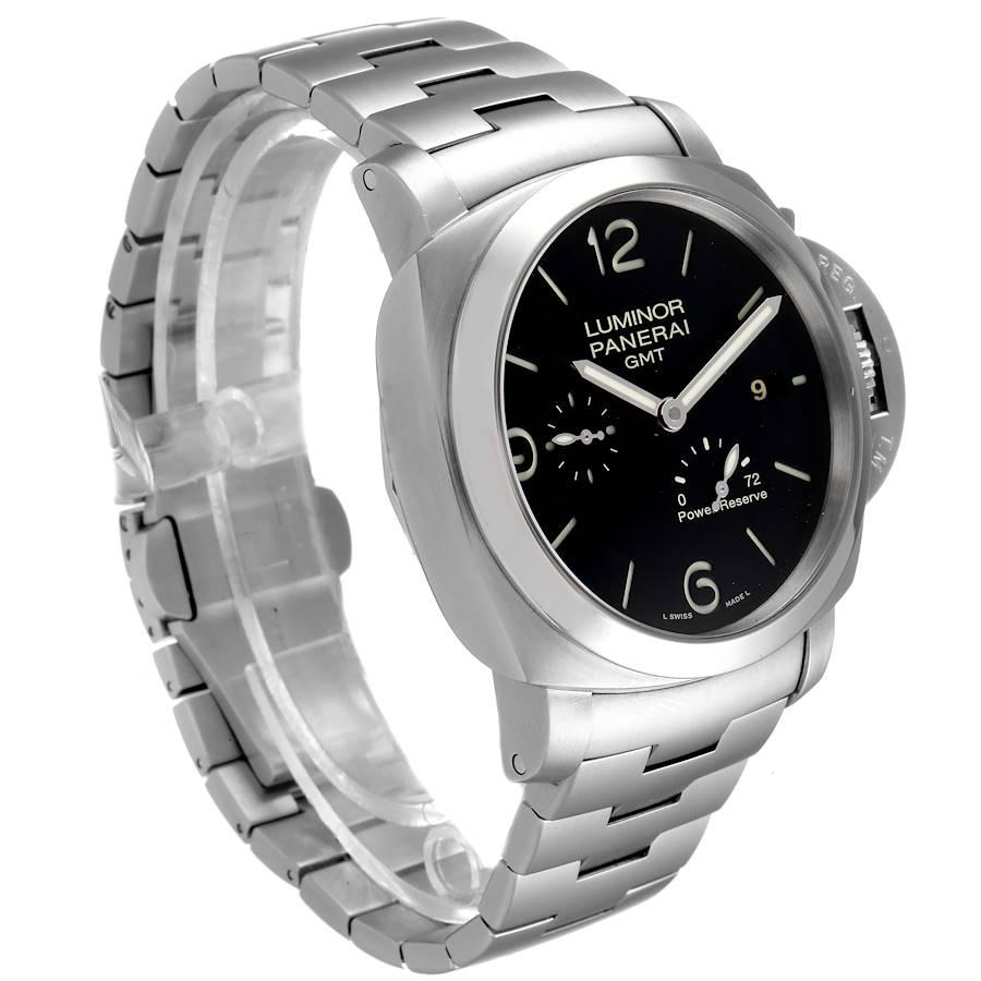 panerai luminor 1950 gmt automatic watch - pam00347