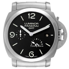 Panerai Luminor 1950 3 Tage GMT 44mm Herrenuhr PAM00347 Box Papiere