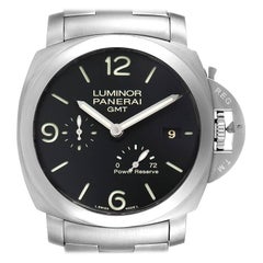 Panerai Luminor 1950 3 Days GMT Mens Watch PAM00347 Box Papers